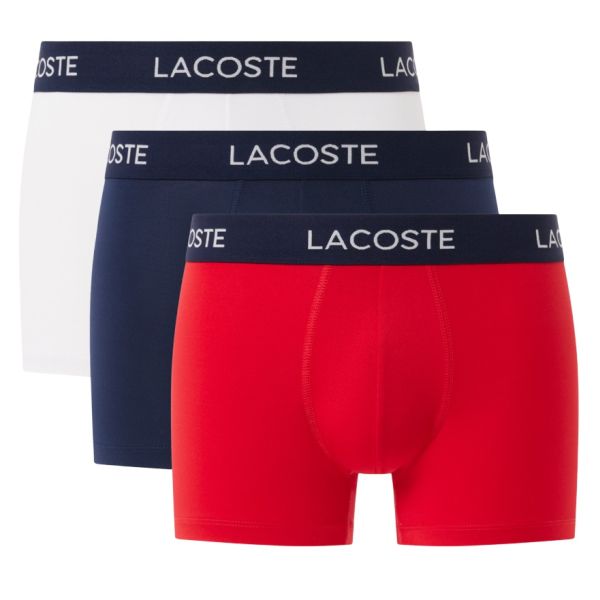 Lacoste 3-Pack Boxer Rood/Navy/Wit