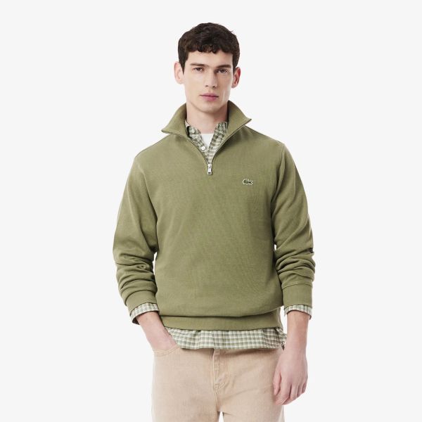 Lacoste Half Zip Sweater Donker Groen