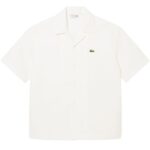 Lacoste Waffle Knit Overhemd Off White