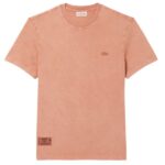 Lacoste Washed Heavy T-shirt Peach