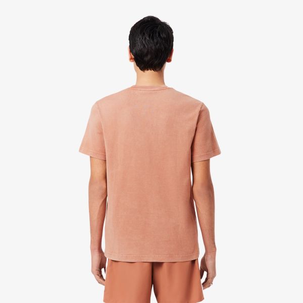 Lacoste Washed Heavy T-shirt Peach