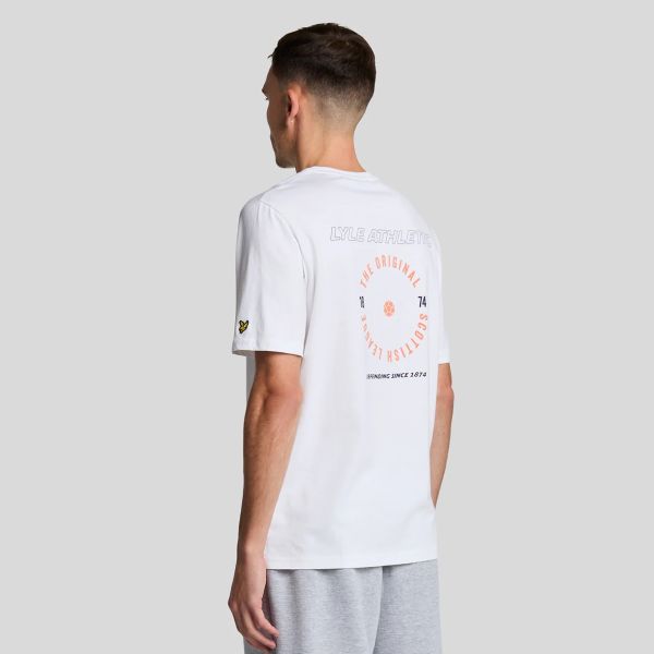 T-shirt Homme Lyle & Scott - Orange - Col Rond - Taille S - Occasion Excellent