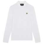 Lyle & Scott Longsleeve Polo Wit