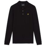 Lyle & Scott Longsleeve Polo Zwart