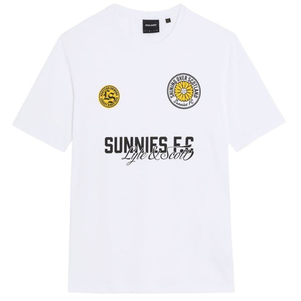 Lyle & Scott Sunnies FC Graphic T-shirt Wit