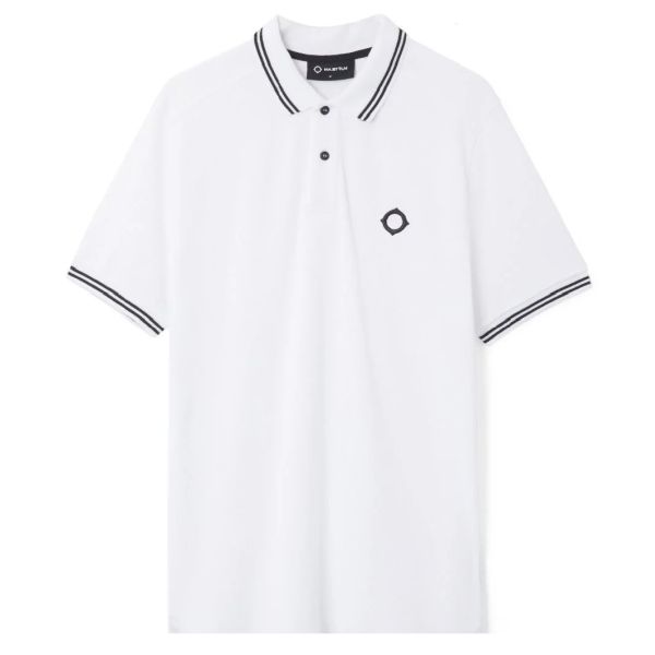 Ma.strum Double Tipped Polo Wit