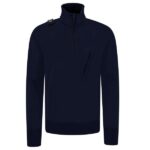 Ma.strum Edge Quarter Zip Sweater Navy