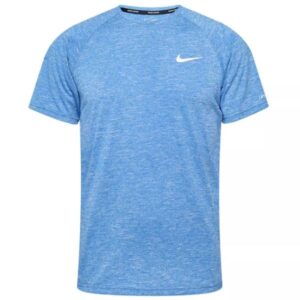 Nike Heathered Hydroguard T-shirt Blauw