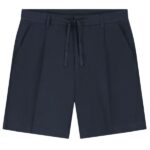 Olaf Cotton Linen Korte Broek Navy