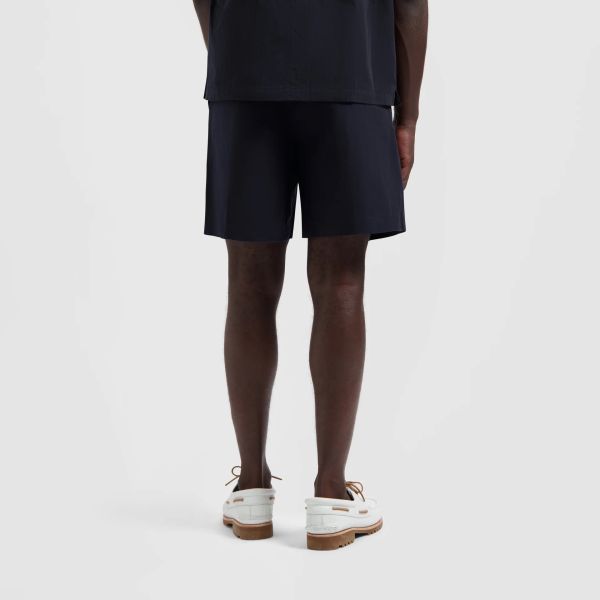 Olaf Cotton Linen Korte Broek Navy