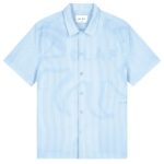 Olaf Stripe Sun AOP Camp Overhemd Licht Blauw