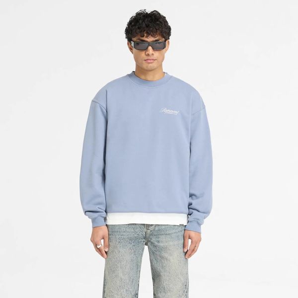Represent Owners Club Script Sweater Licht Blauw