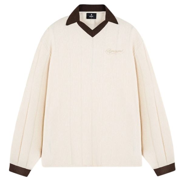 Represent Retro Football Longsleeve T-shirt Off White