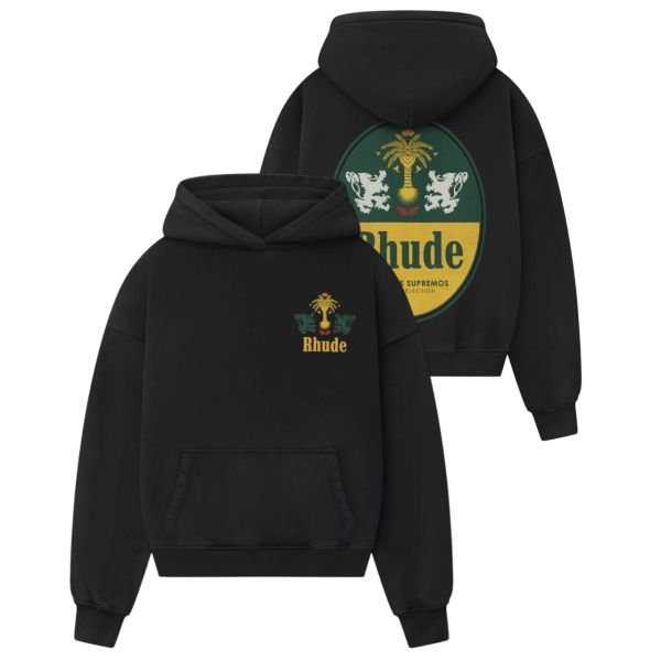 Rhude Tabaco Hoodie Zwart