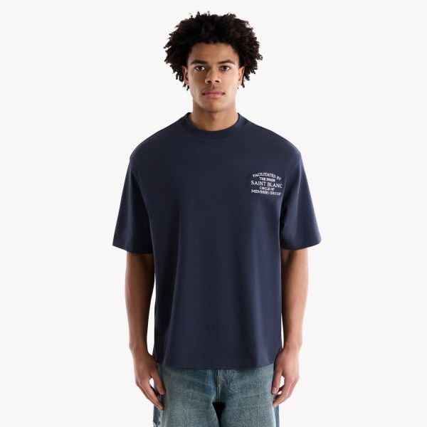 Saint Blanc Inner Circle T-shirt Donker Blauw