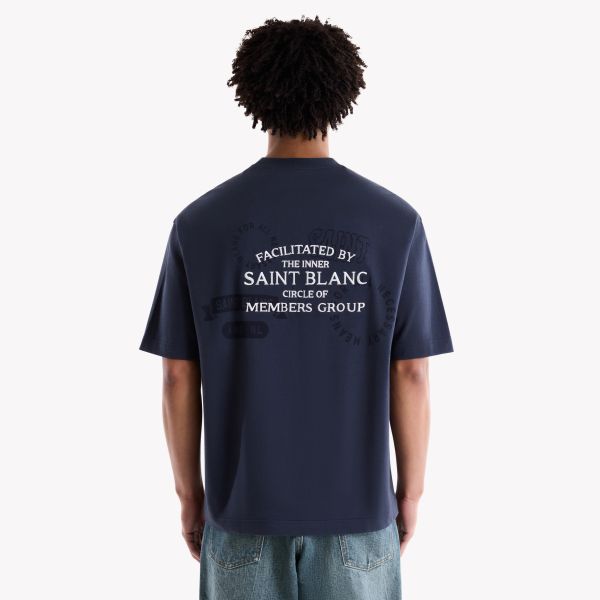 Saint Blanc Inner Circle T-shirt Donker Blauw