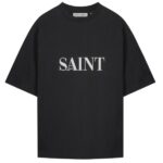 Saint Blanc Spoof T-shirt Zwart
