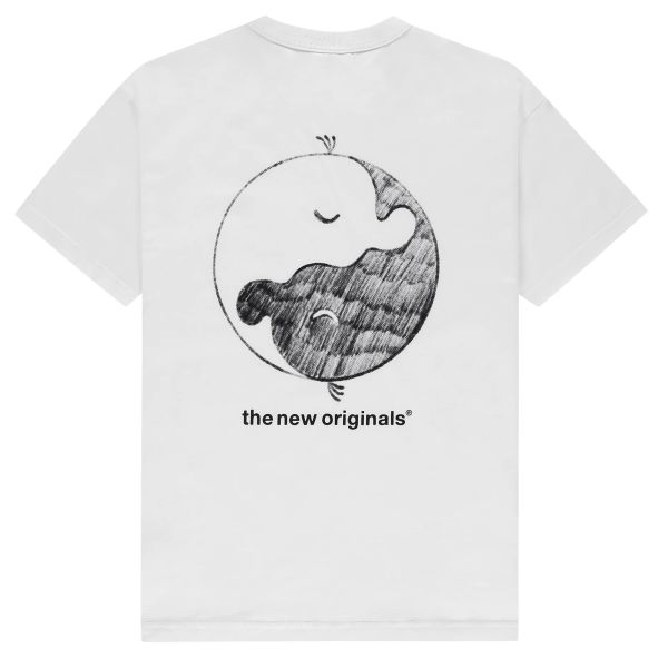 The New Originals Freddy Yin Yang T-shirt Wit
