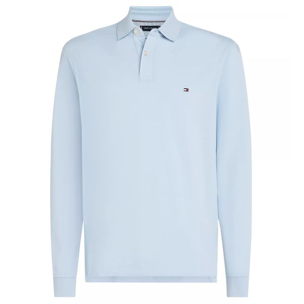 Tommy Hilfiger 1985 Longsleeve Polo Licht Blauw