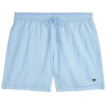Tommy Hilfiger Medium Drawstring Zwembroek Licht Blauw