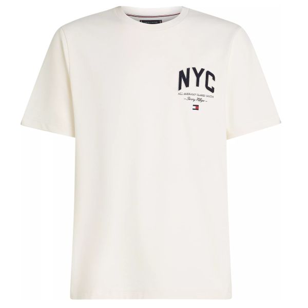 Tommy Hilfiger Script NYC T-shirt Off White