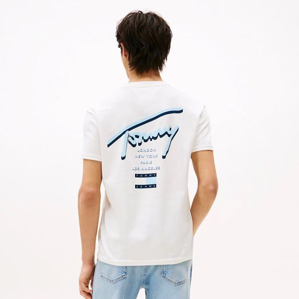 Tommy Jeans Signature City T-shirt Wit