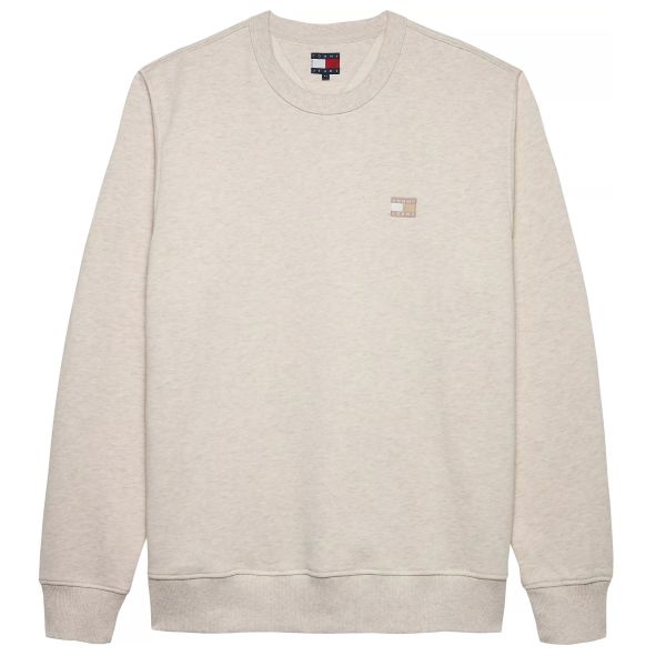 Tommy Jeans Badge Sweater Off White