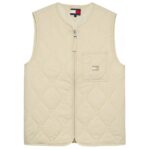 Tommy Jeans Quilted Vest Beige