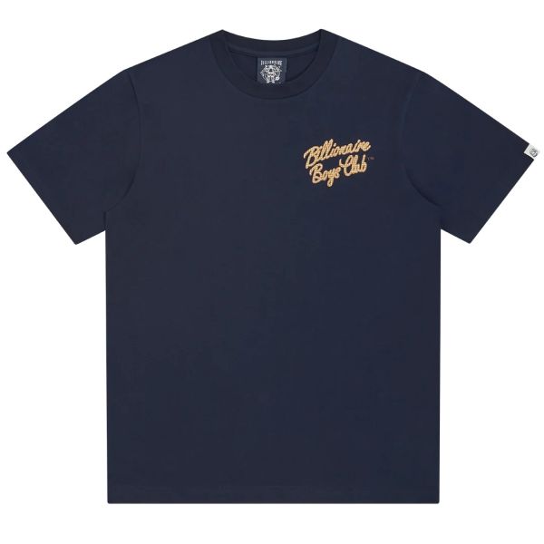 Billionaire Boys Club Script Logo T-shirt Navy