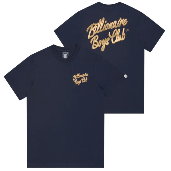 Billionaire Boys Club Script Logo T-shirt Navy