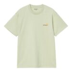 Carhartt WIP American Script T-shirt Licht Groen