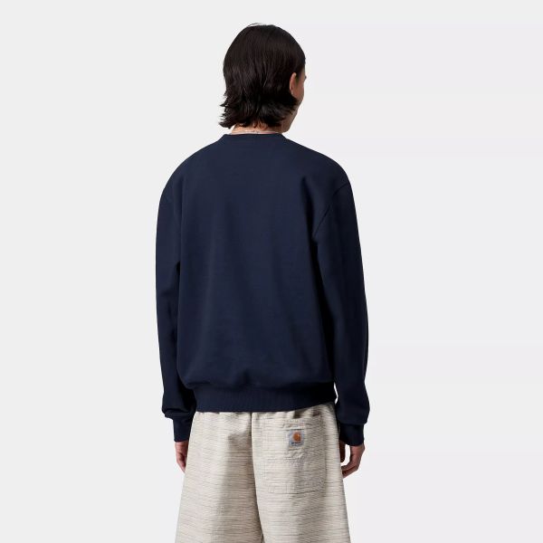 Carhartt WIP Masterpiece Sweater Donker Blauw