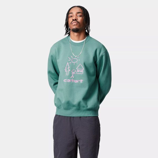 Carhartt WIP Masterpiece Sweater Groen