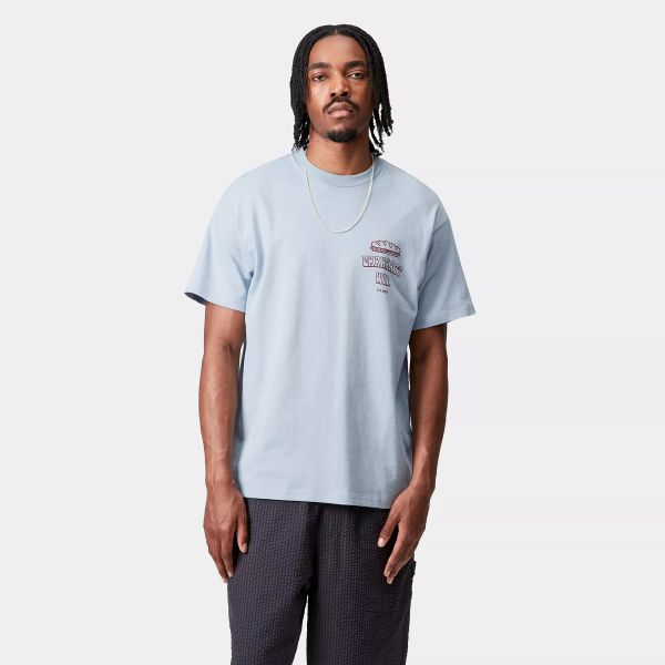 Carhartt WIP Sandwich T-shirt Licht Blauw