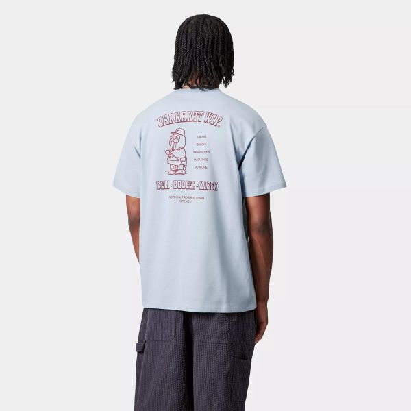 Carhartt WIP Sandwich T-shirt Licht Blauw