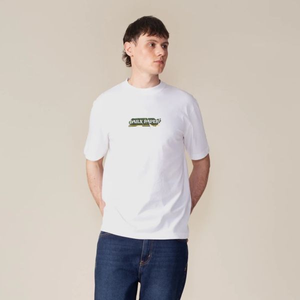Daily Paper Sticker T-shirt Wit
