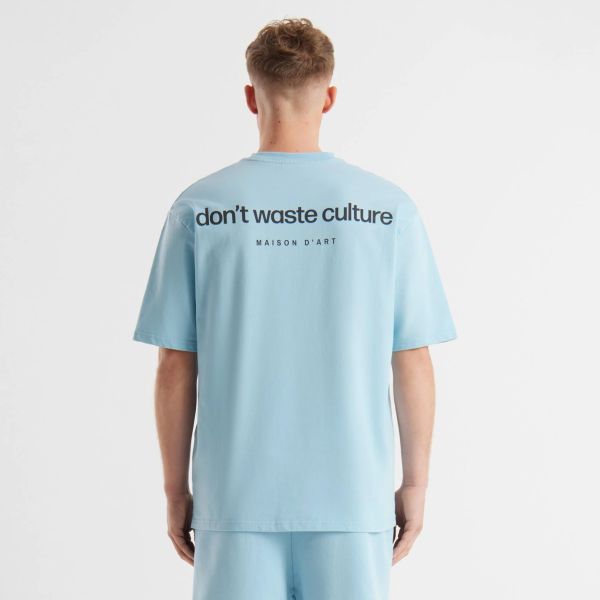 Don't Waste Culture Cleo T-shirt Licht Blauw