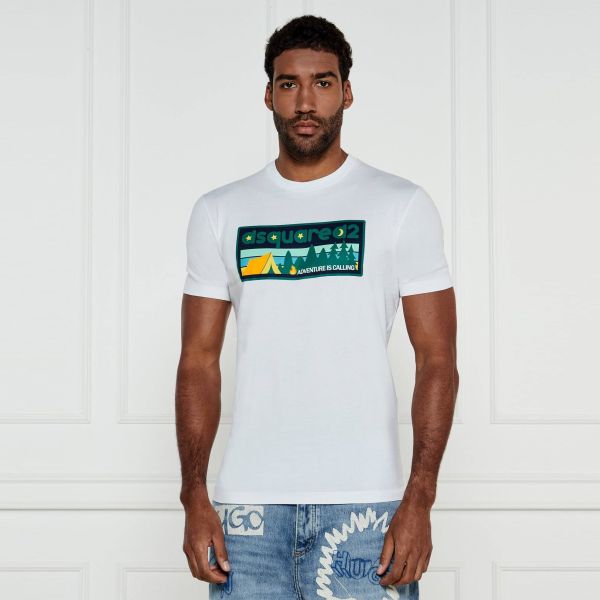 Dsquared2 Adventure T-shirt Wit