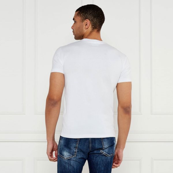 Dsquared2 Logo Patch T-shirt Wit