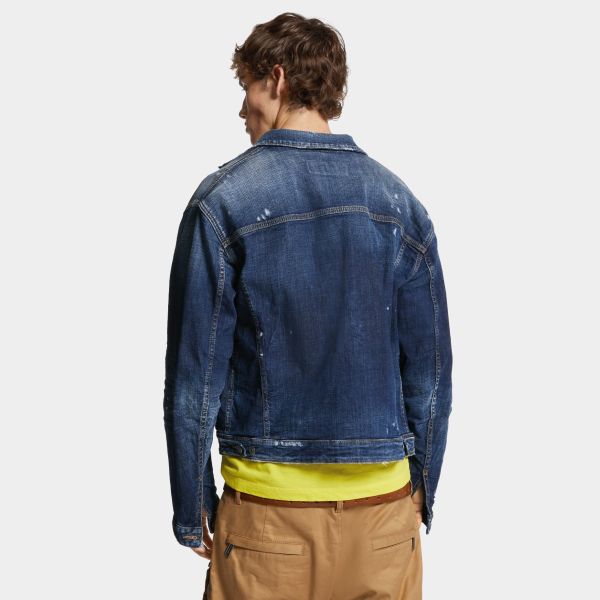 Dsquared2 Over Spijkerjas Donker Blauw