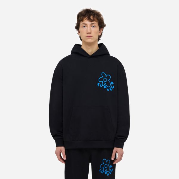 Flâneur Blossom Hoodie Zwart