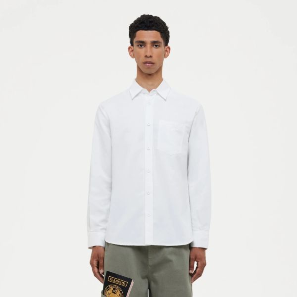 Flâneur Cotton Overhemd Wit
