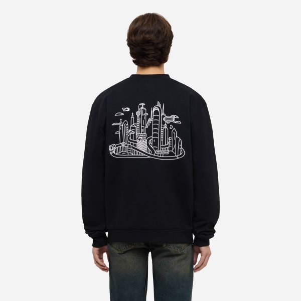Flâneur Metropolis Sweater Zwart