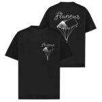 Flâneur One For The Books T-shirt Zwart