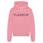 Flâneur Printed Logo Hoodie Roze