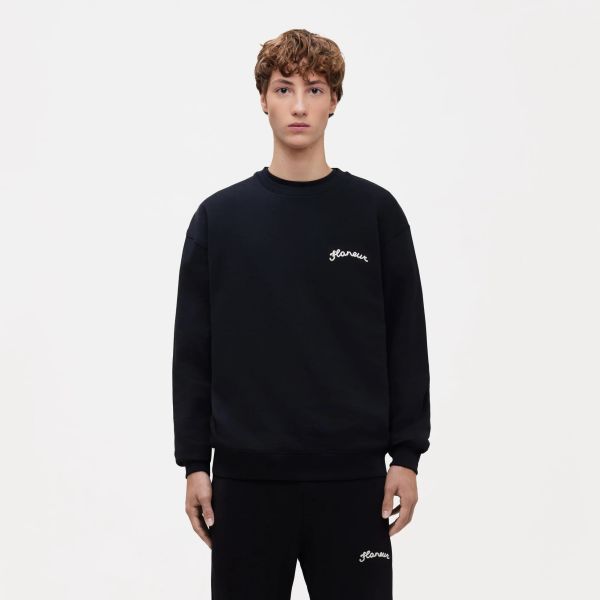 Flâneur Signature Sweater Zwart