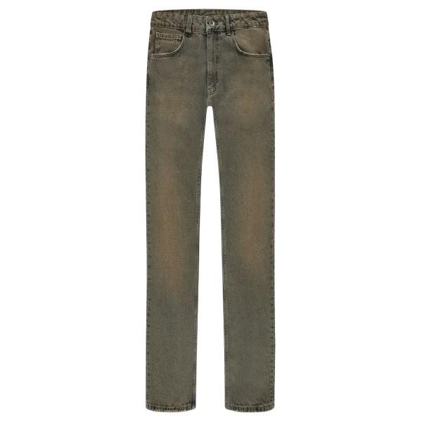 Flâneur Straight Jeans Antraciet