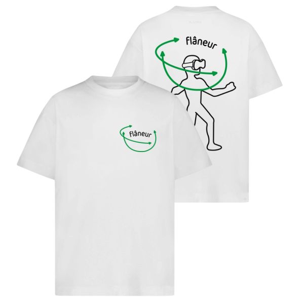 Flâneur Vision Graphic T-shirt Wit