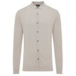 Genti Fresno Skin Fit Overhemd Beige