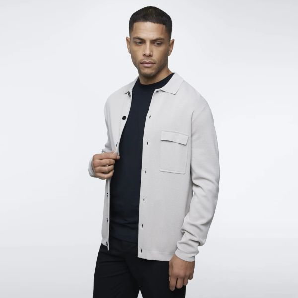 Genti Knitted Buttons Vest Beige